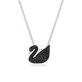 Iconic Swan Pendant Small Black