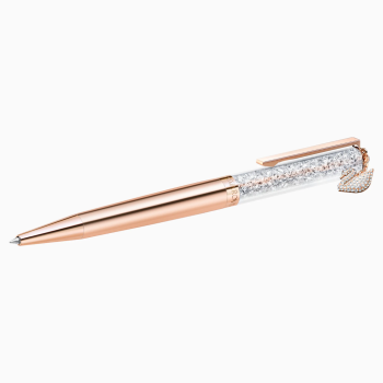 Crystalline Swan Ballpoint Pen Rose-gold tone
