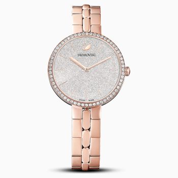 Cosmopolitan Watch, Metal bracelet White Rose-gold tone
