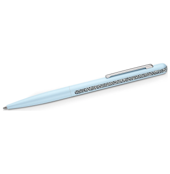 Crystal Shimmer Ballpoint Pen Light Blue Chromed
