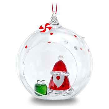 Holiday Cheers Santa Claus Ball Ornament