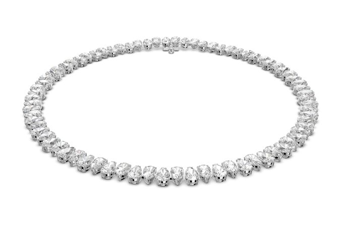 Millenia necklace Pear cut White Rhodium