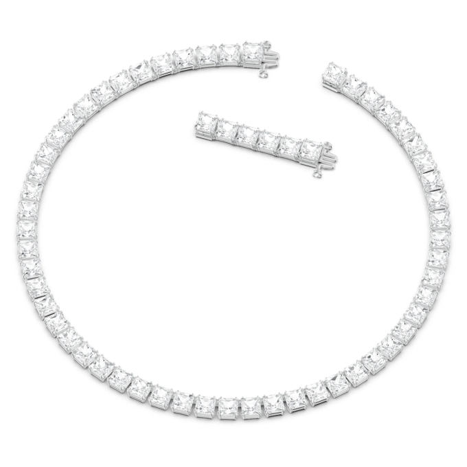 Millenia necklace Square cut Swarovski Zirconia and crystal