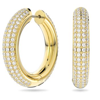 Dextera hoop earrings Medium White Gold