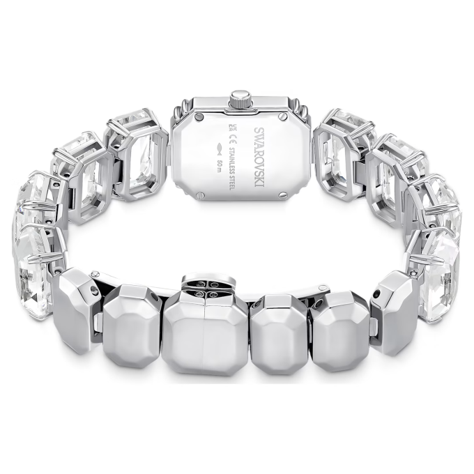 Octagon cut bracelet White Stainless Steel