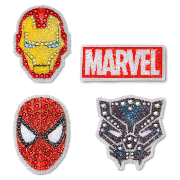 Marvel removable stickers Set (4) Multicolored