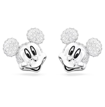 Disney Mickey Mouse stud earrings White Rhodium plated