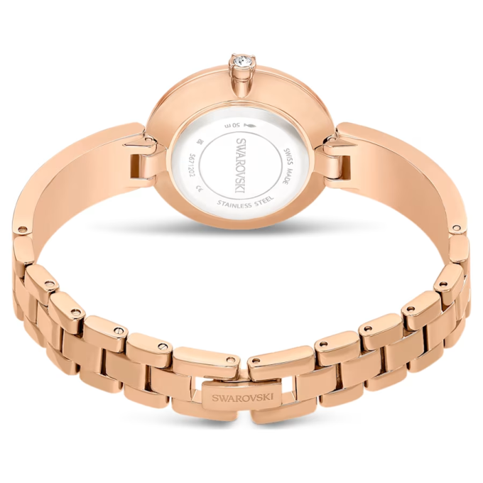 New Illumina watch Swiss Made Metal bracelet Rose gold tone Rose gold-tone finish