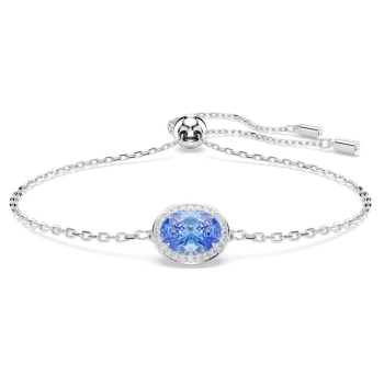 Constella bracelet Oval cut Blue Rhodium plated