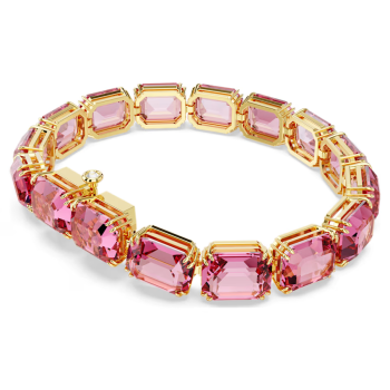 Millenia bracelet Octagon cut Pink Gold-tone plated