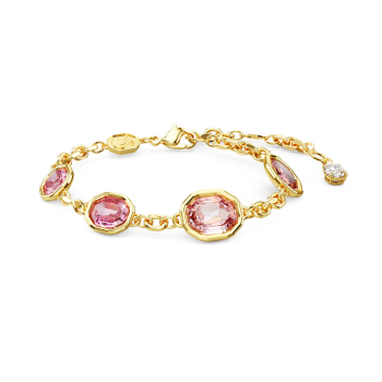 Imber bracelet Octagon cut Pink Gold-tone plated